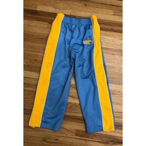NBA Pants Boys 7 Blue Denver Nuggets Basketball Team Spell Out Logo‎ Embroidered